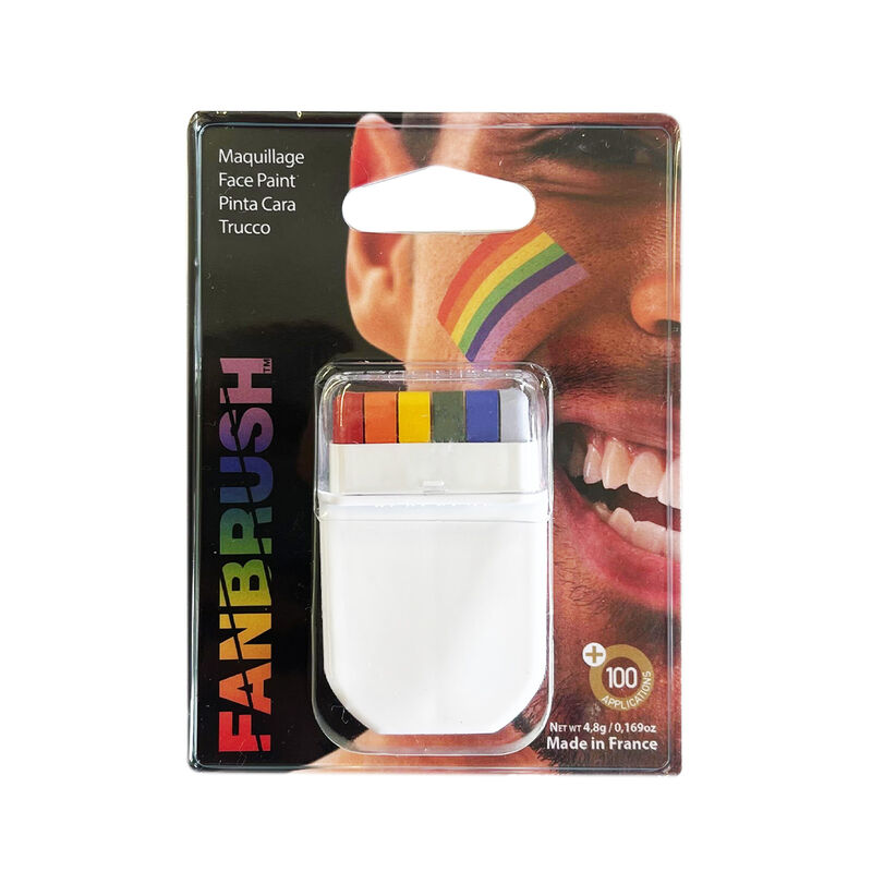 Fanbrush Pride Facepaint Stick