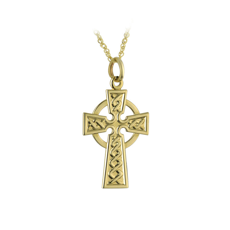 9 Carat Gold Celtic Cross Pendant