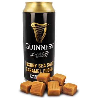 Guinness Luxury Sea Salt Caramel Fudge In Money Tin  100G