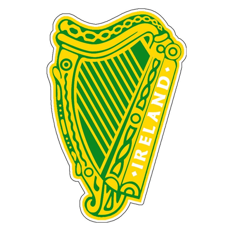 Celtic Ireland Harp Sticker