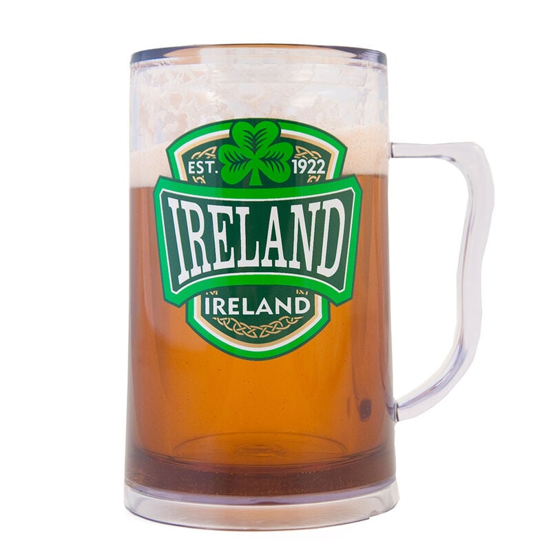 Plastic Freezer Tankard With Ireland Varsity Crest