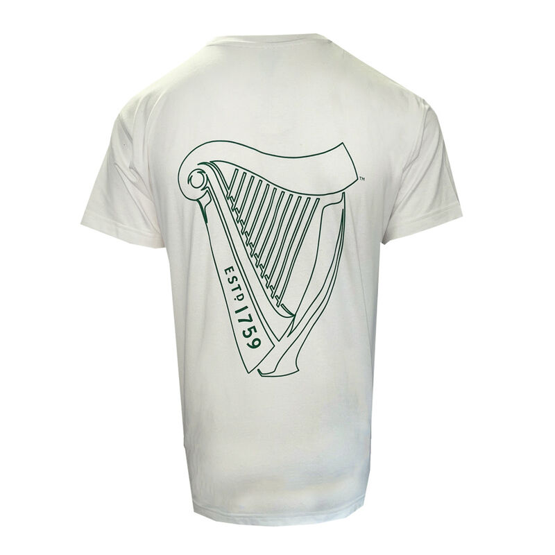 Guinness Spring Ireland Harp Cream/Green T-Shirt