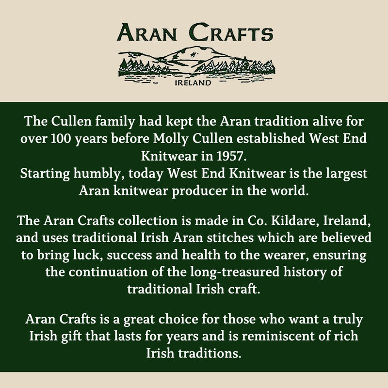 Aran Crafts Zip Cardigan With Patch Shoulder Detail  Blackwatch Colour