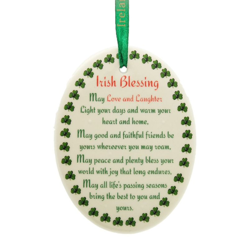 An Irish Blessing Hanging - May Love and Laughter