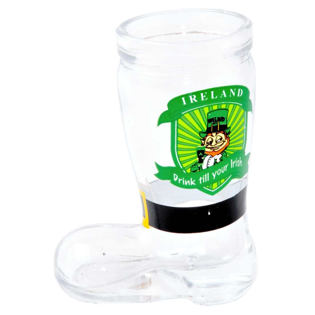 Irish souvenirs leprechaun finnegan shot liquer glasses set of 2 