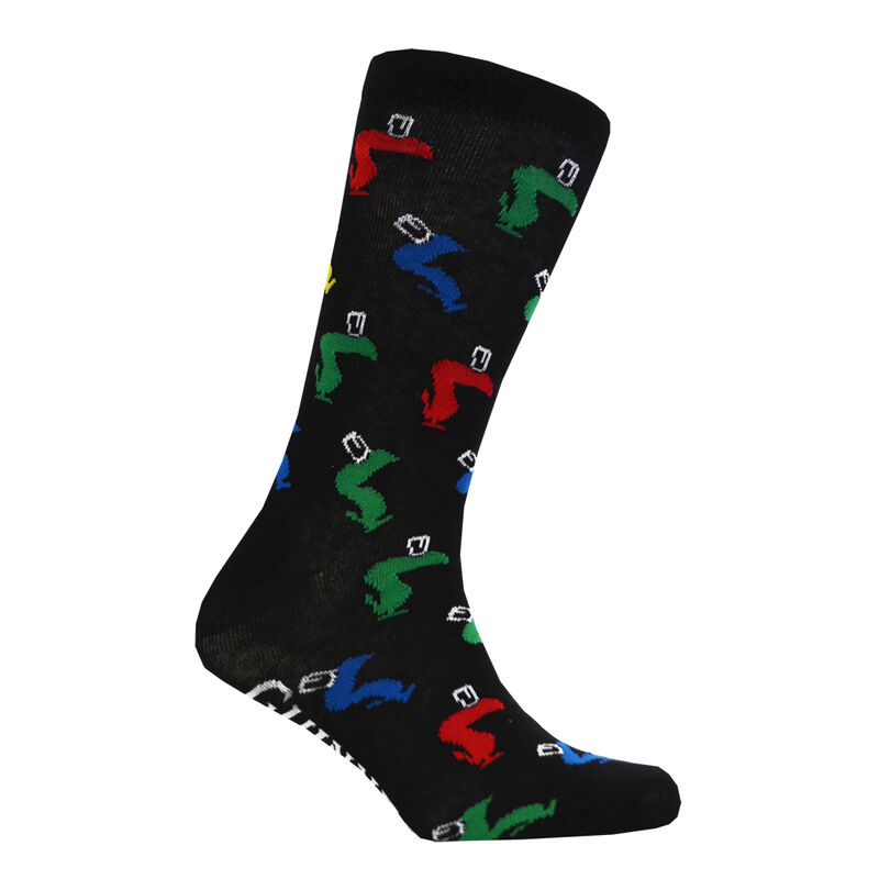 Black Guinness Socks With Coloured Toucan Design