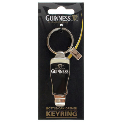 Guinness Pint Bottle Opener Keychain
