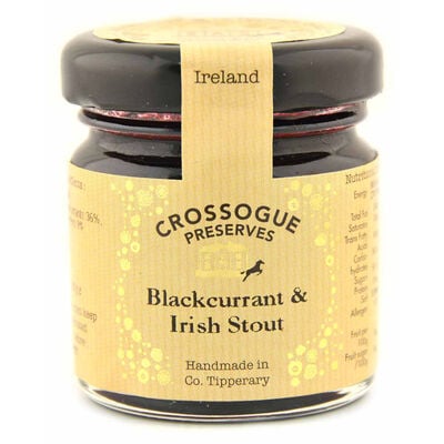 Crossogue Preserves Blackcurrant and Irish Stout Jam  37G