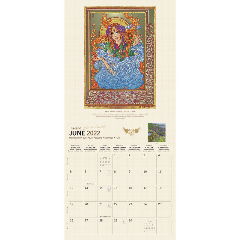 Large Celtic Mythology 2021 Calendar by Jim Fitzpatrick