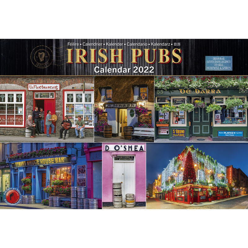 A4 Irish Pubs Calendar 2021 by Liam Blake