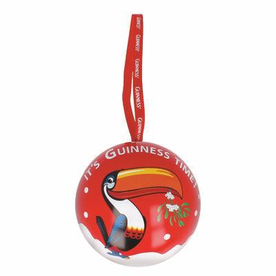 Official Guinness Toucan Christmas Bauble With Luxury Fudge