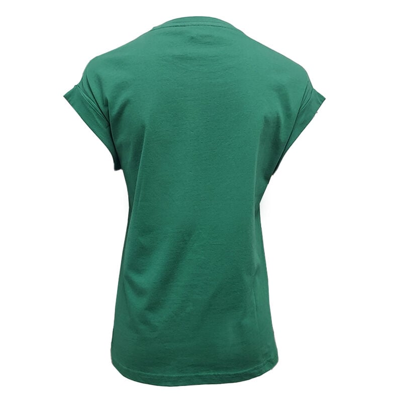 Shamrock Foil Ladies T-shirt- Green