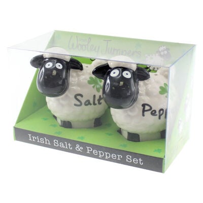 Wooley Jumpers Sheep Salt And Pepper Shakers