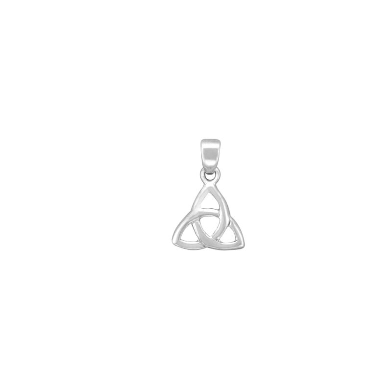 Hallmarked Sterling Silver Small Trinity Knot Pendant