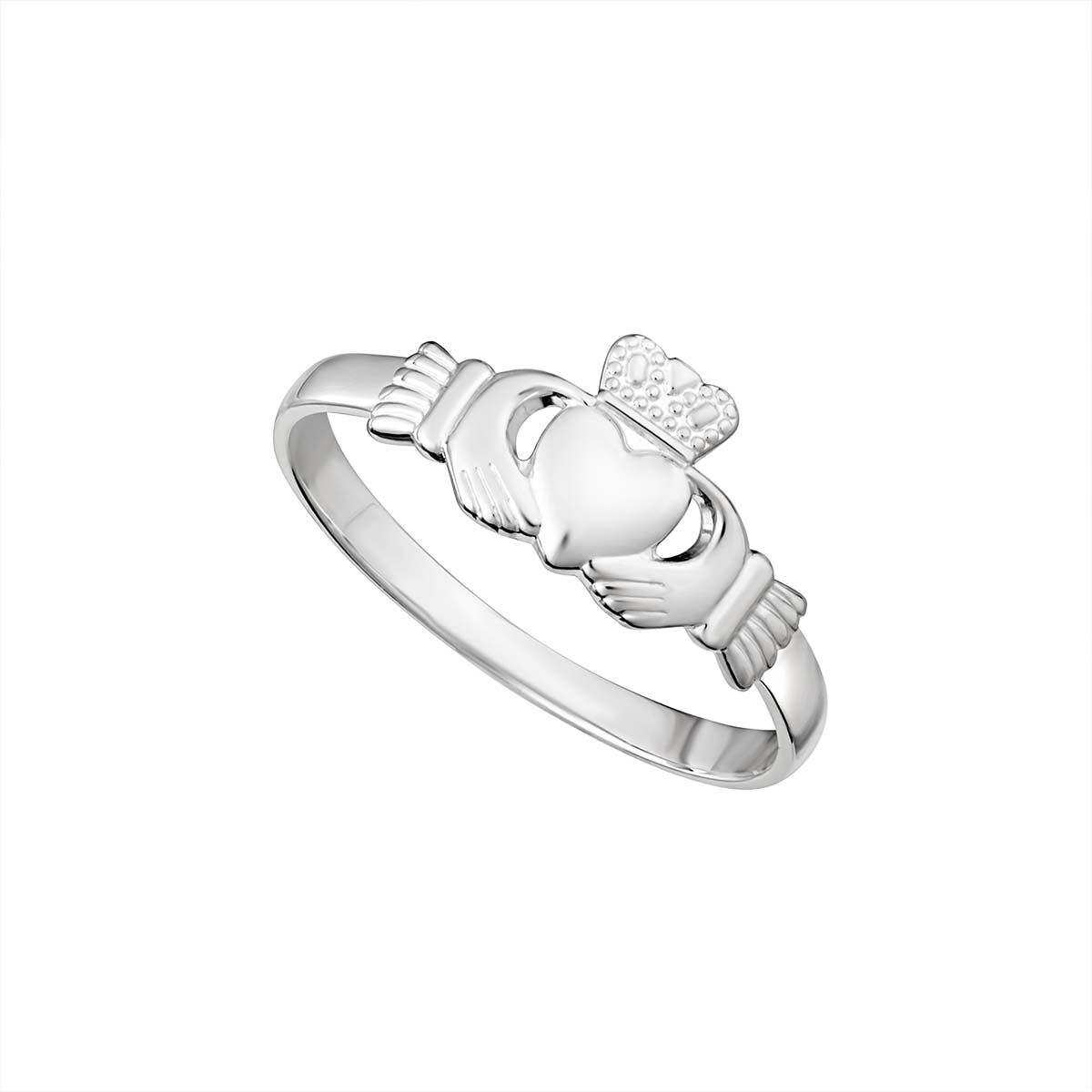 Buy Ladies Solvar Claddagh Ring In Pack Hallmarked Sterling Silver