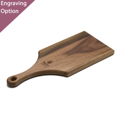 Medium Wooden Cheese Paddle Made by Walnut