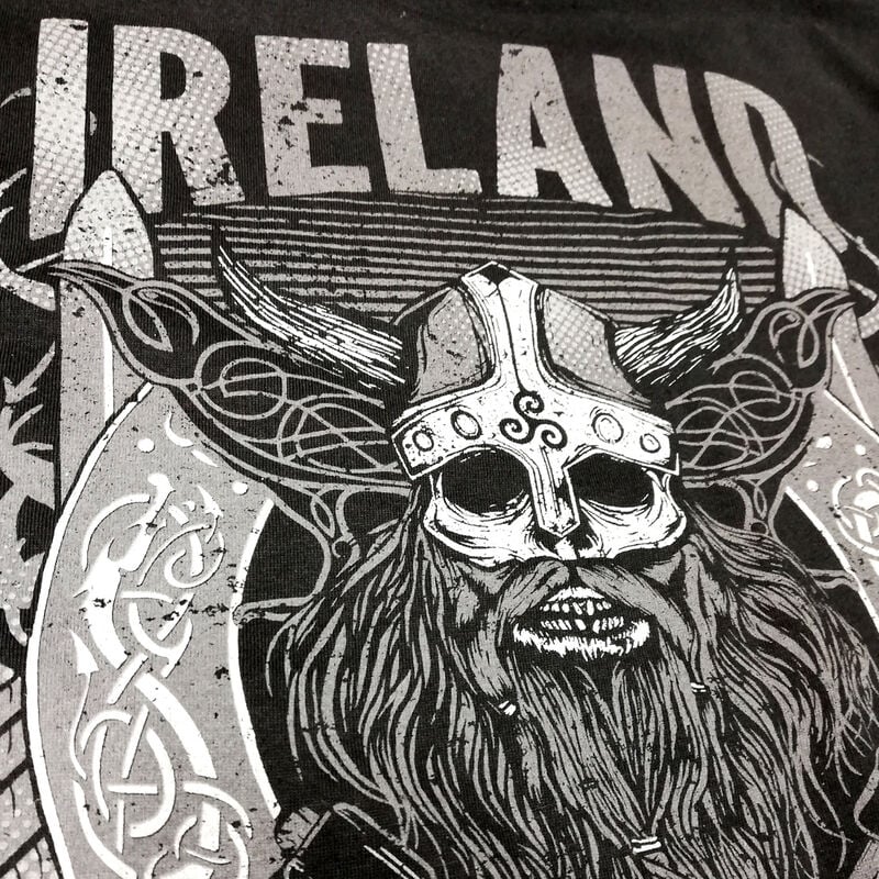 Ireland Celtic Pride Viking Black T-Shirt