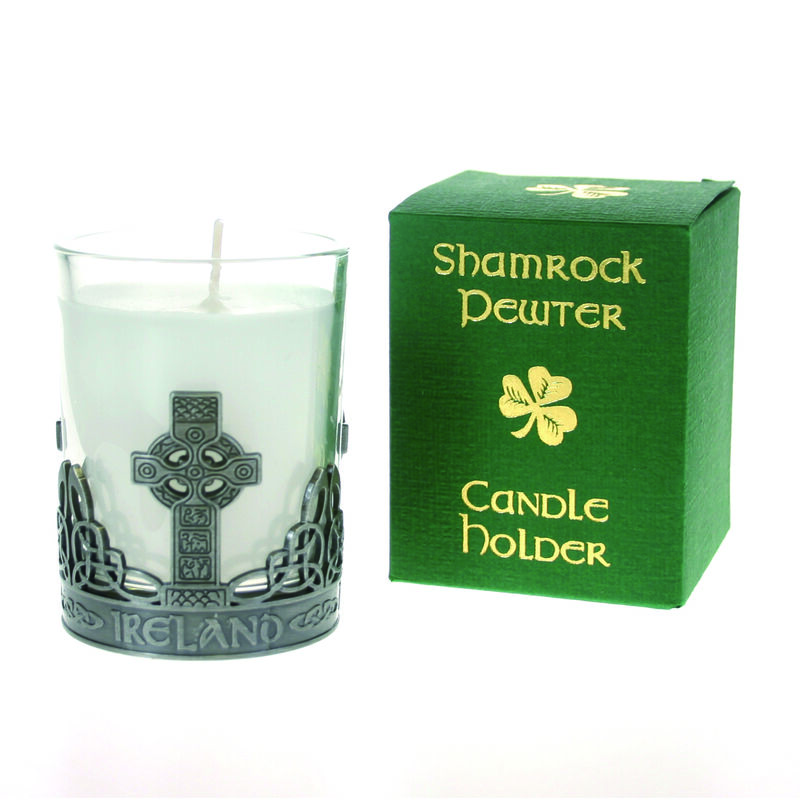 Celtic Cross Candle Holder
