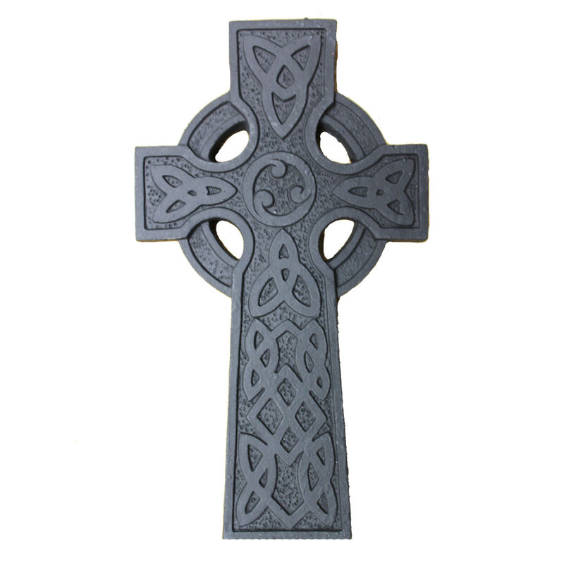 5” Wall Hanging Turf Decoration Celtic Cross With Trinity Knot Design