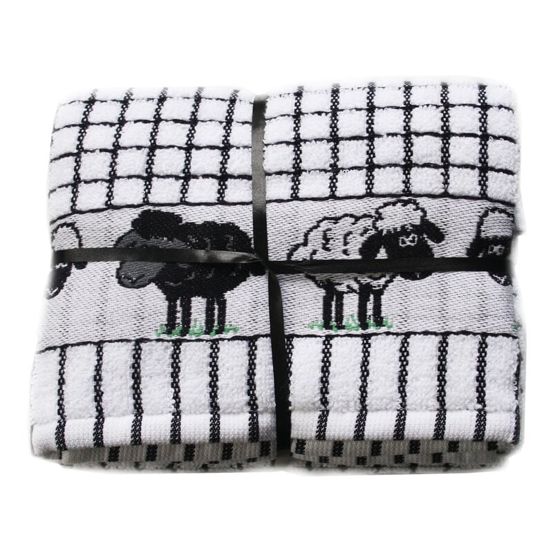 Bale Of Two Sheep Poli-Dri 100% Cotton T-Towels