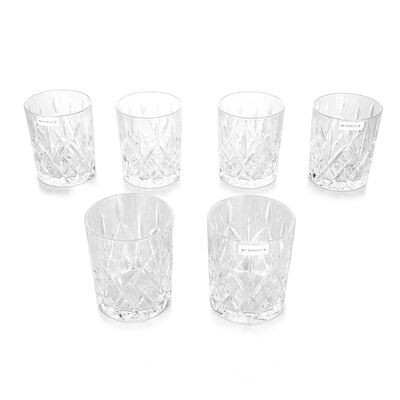 Newbridge Silverware Set of 6 Whiskey Glasses, 310ml