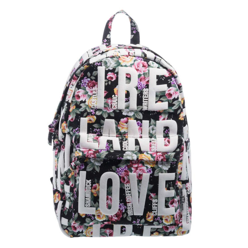 Robin Ruth Ireland Original Flower Love Design Ladies Backpack