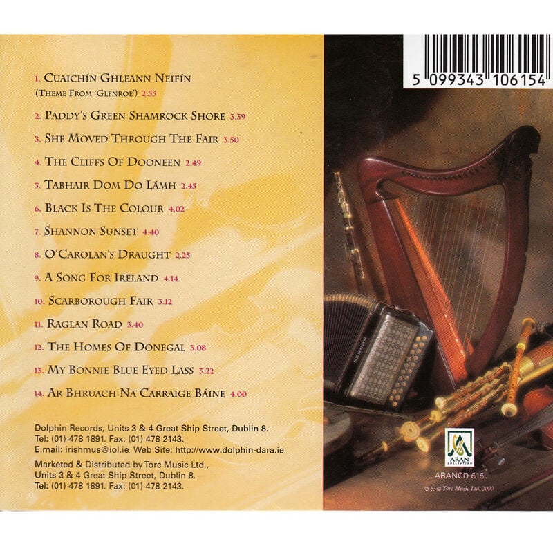 Celtic Airs From Ireland Instrumental Cd