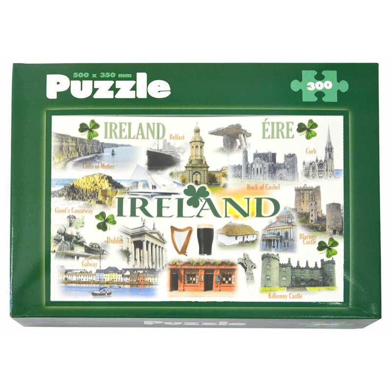 Ireland Famous Landmarks Designed 300 Piece Puzzle
