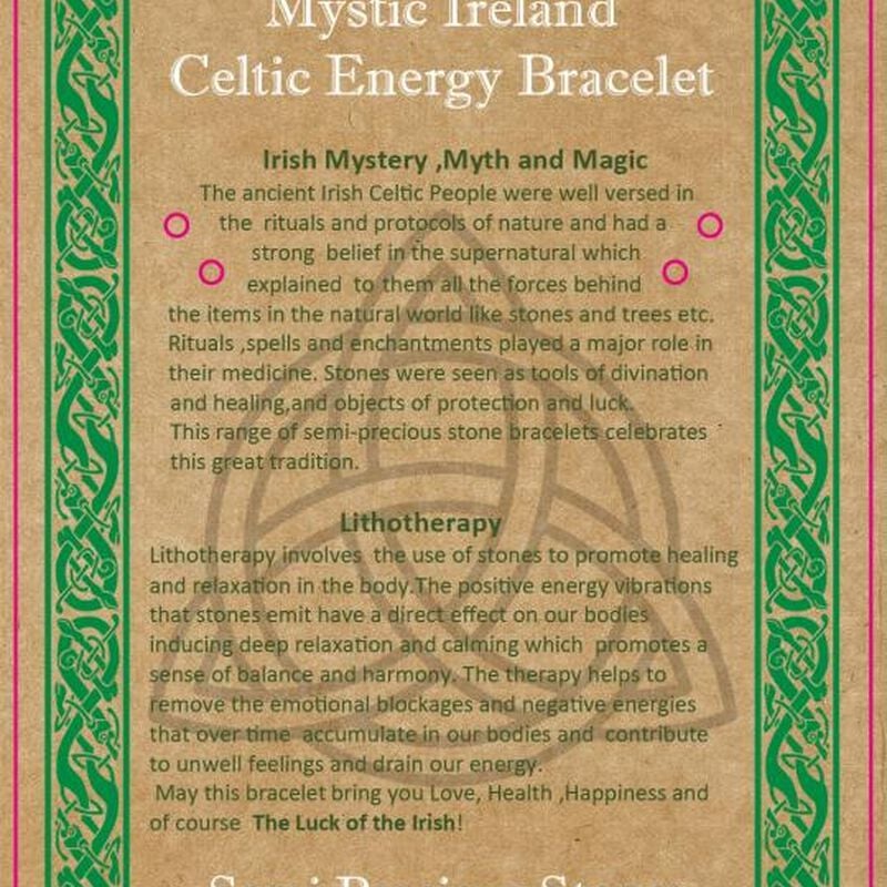 Mystic Ireland Celtic Energy Stones – Amethyst Bagged Stones 
