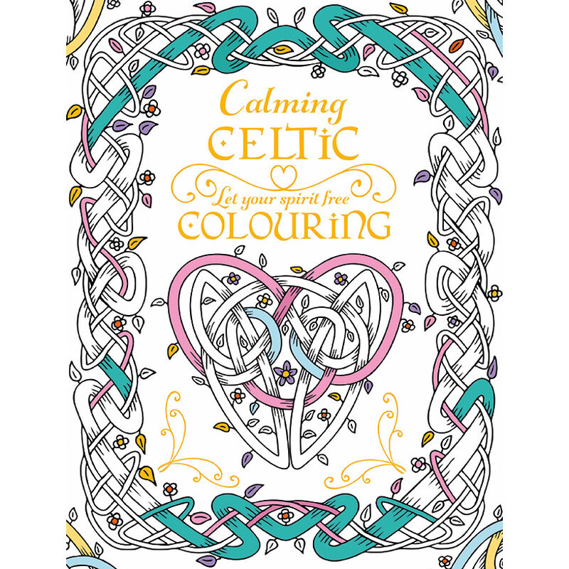 Calming Celtic Let Your Spirit Free Colouring