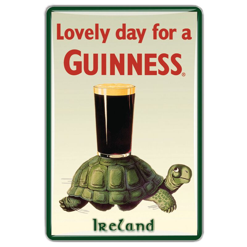 Guinness Official Merchandise Quality Epoxy Magnet With Tortoise Design