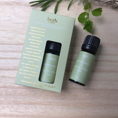 Herb Dublin Essential Oils - Peppermint & Eucalyptus 10ml bottle