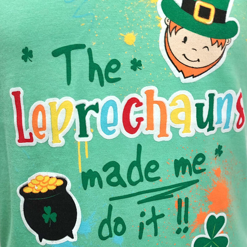 The Leprechauns Made Me Do It Kids T-Shirt