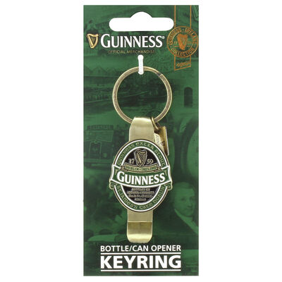 Bottle/Can Opener Keychain with St James Gate Design-Guinness Ireland Collection