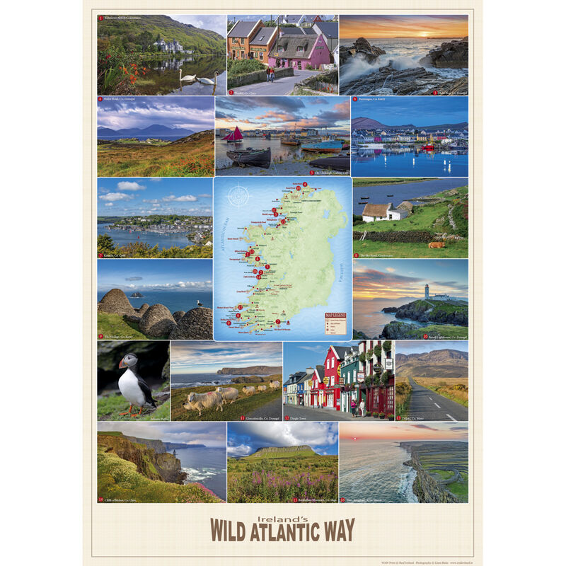Wild Atlantic Way Poster 