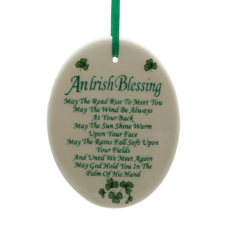 An Irish Blessing Hanging - May the Road Rise to Meet You!