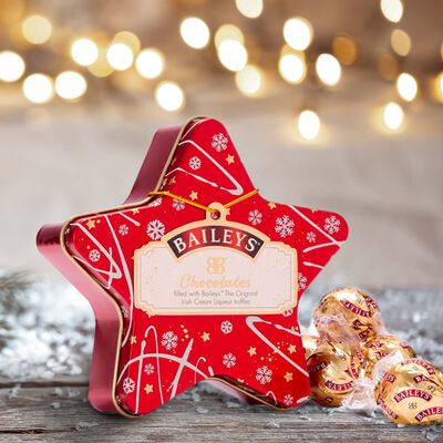 Baileys Christmas Star Irish Cream Milk Chocolate Truffles