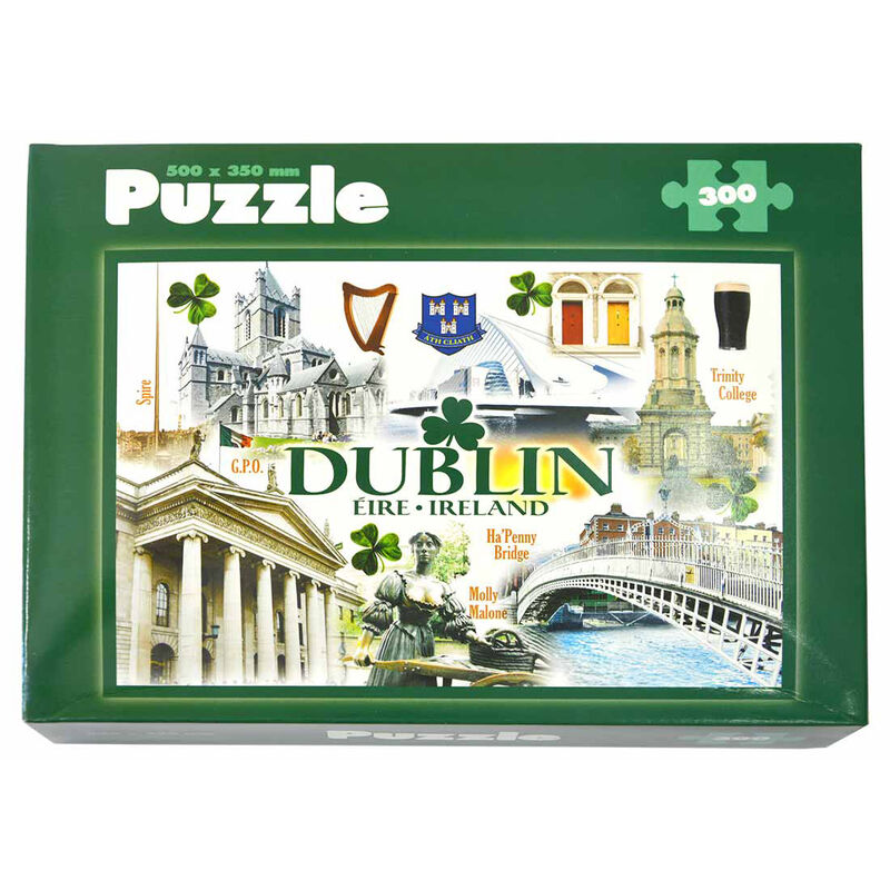 Dublin Famous Landmarks Designed 300 Piece Puzzle