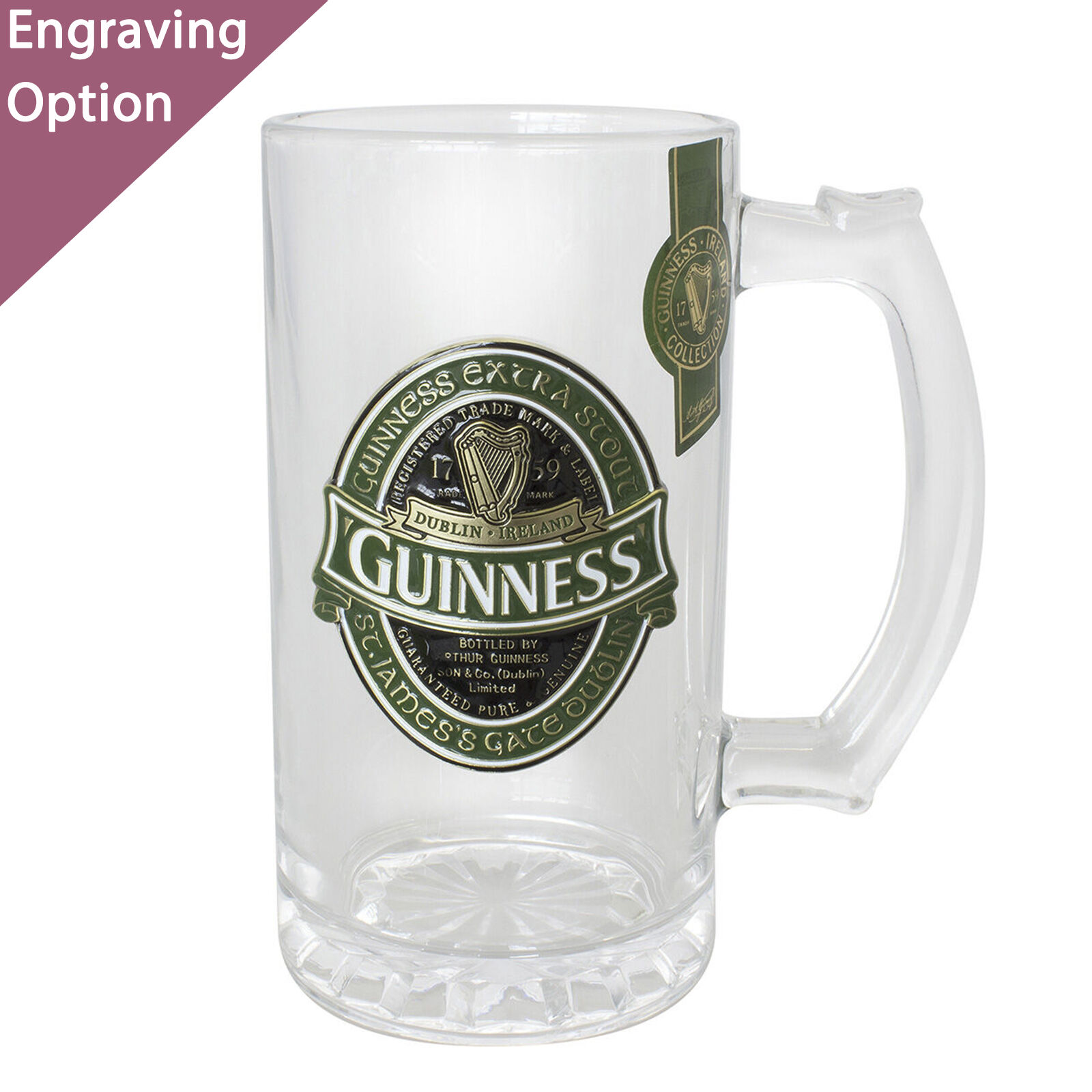 Guinness Ceramic Tankard With Guinness Classic Collection Black Label Design 