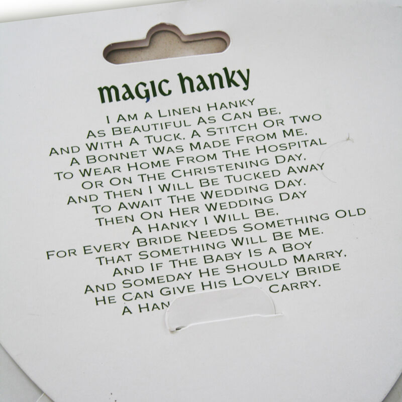The Magic Hanky Made With Pure Irish Linen Comes With Its Own Story