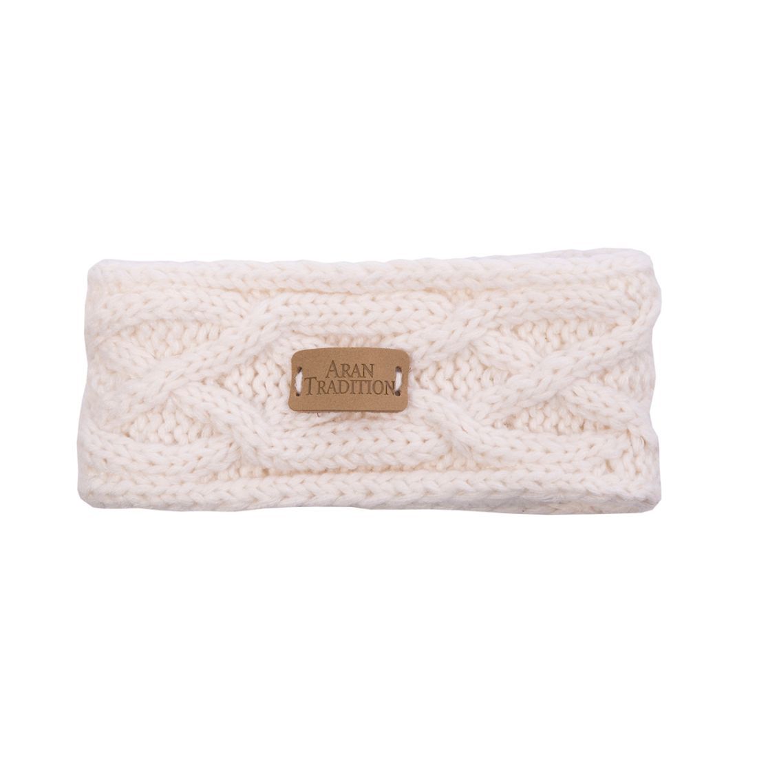 Aran Traditions Cream White Cable Knit Tote Shopping Bag 
