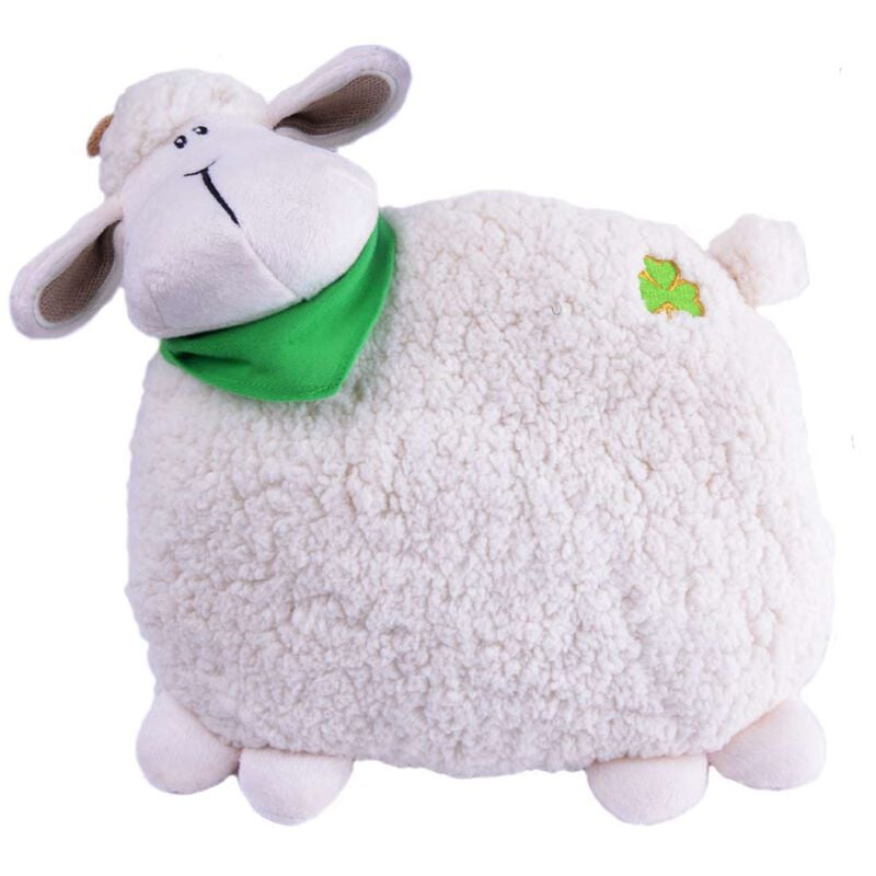Daisy The Irish Sheep Pillow  26cm in Height And Cream And White Colour