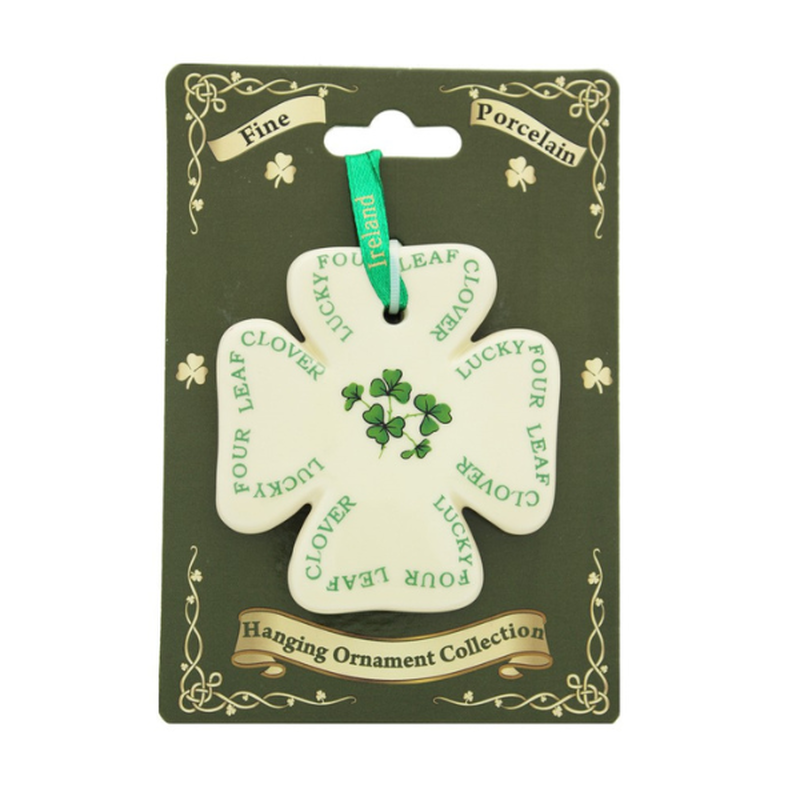 Lucky Four Leaf Clover Hanging 