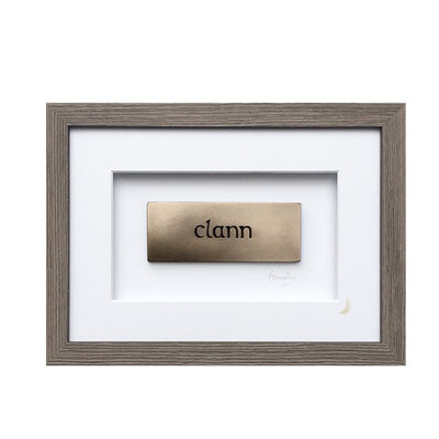 Hand Crafted Bronze Clann - Family Frame