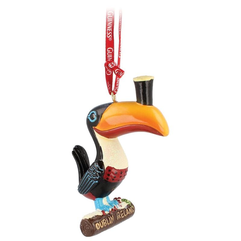 Guinness Toucan Resin Hanging Decoration With Dublin Ireland Text