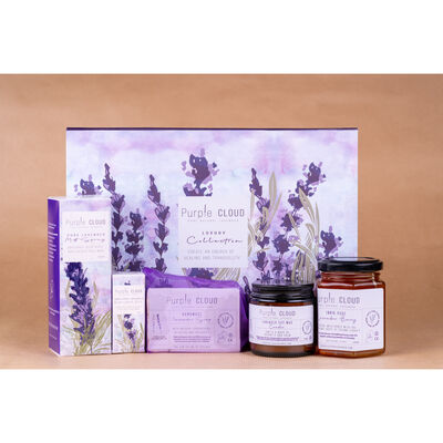 Purple Cloud Pure Natural Lavender Luxury Gift Basket
