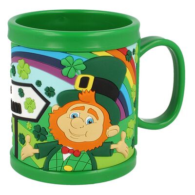 Colourful Ireland Design McMurfy Fun PVC Mug With Ireland Sign