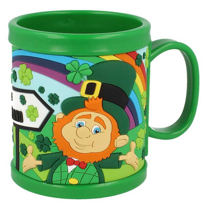 Colourful Ireland Design McMurfy Fun PVC Mug With Ireland Sign