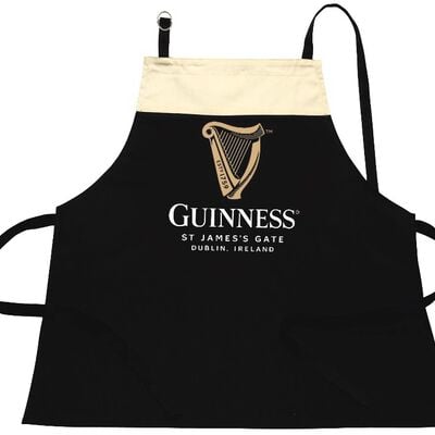 Guinness Apron In A Design Of A Pint With Adjustable Neck Strap