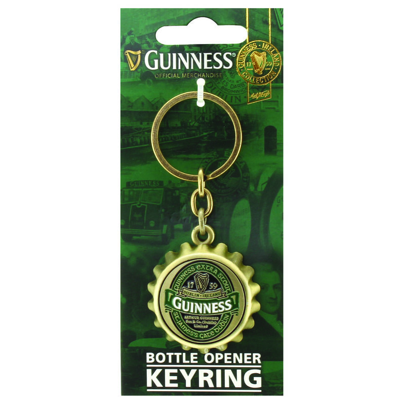 Bottlecap Keychain with St. James Gate Design - Guinness Ireland Collection